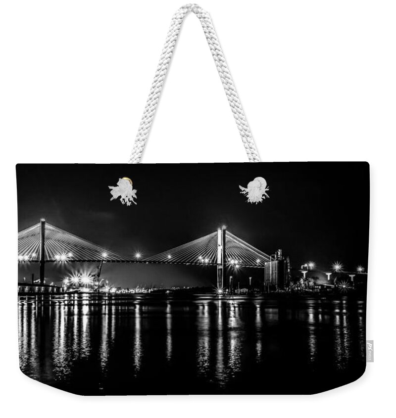 Ferry Weekender Tote Bag featuring the photograph Savannah Georgia Waterfront And Street Scenes #40 by Alex Grichenko