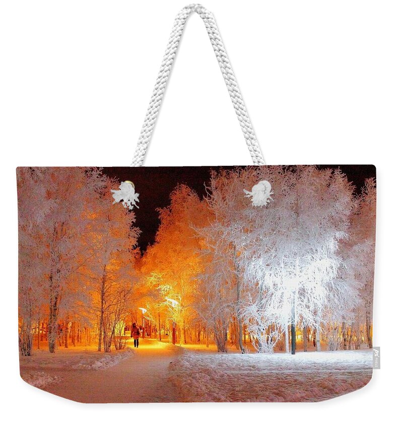 Winter Weekender Tote Bag featuring the photograph Winter #45 by Mariel Mcmeeking