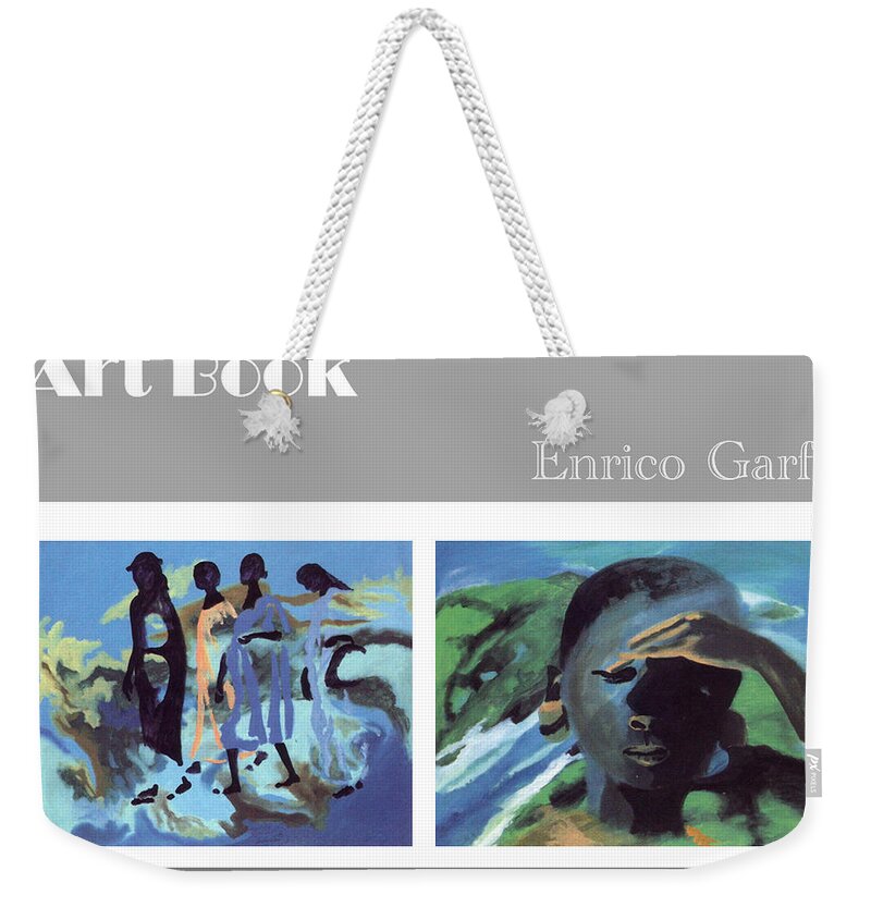 Africa Weekender Tote Bag featuring the painting Art Book by Enrico Garff