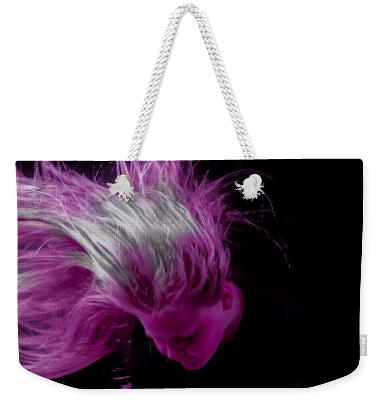 Acrobat Weekender Tote Bag featuring the photograph Dancer #5 by Peter Lakomy