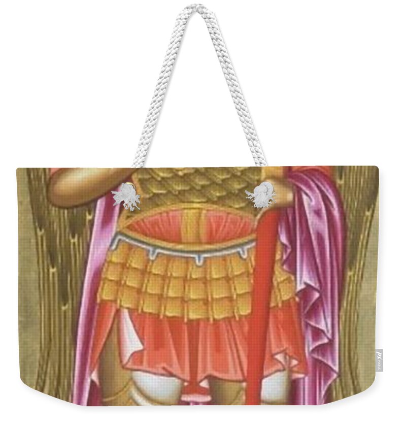  Weekender Tote Bag featuring the painting Icon by Matteo TOTARO
