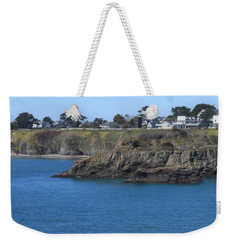 Mendocino Weekender Tote Bag featuring the photograph Mendocino #5 by Lisa Dunn