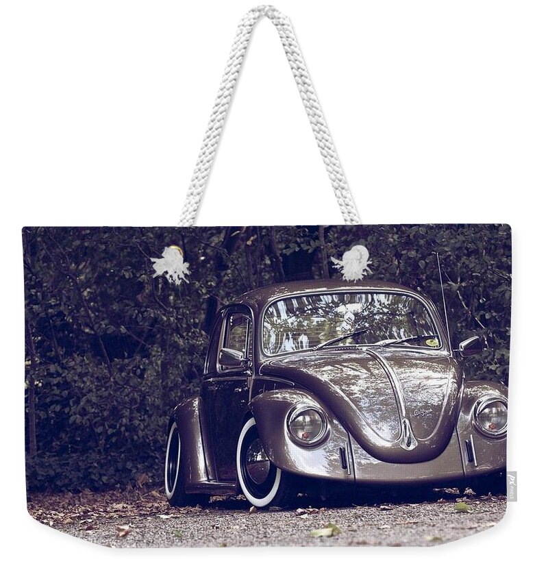 Volkswagen Weekender Tote Bag featuring the photograph Volkswagen #5 by Mariel Mcmeeking