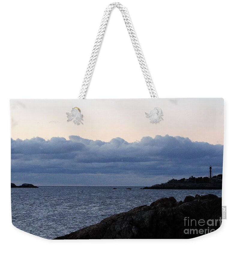 Marblehead Weekender Tote Bag featuring the photograph Marblehead MA #51 by Donn Ingemie