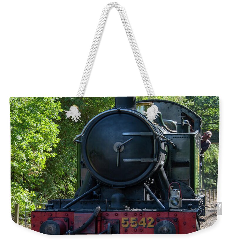 Small Prairie Weekender Tote Bag featuring the photograph 5542 On The The Points by Steev Stamford