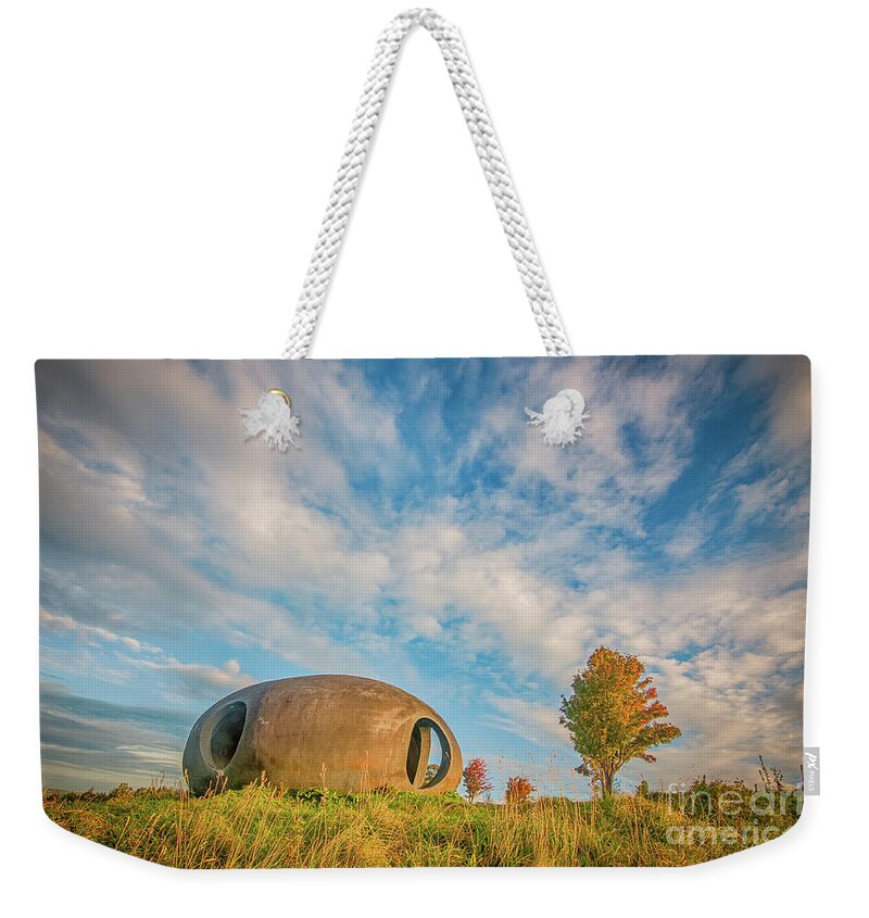 Atom Weekender Tote Bag featuring the photograph Atom Panopticon by Mariusz Talarek