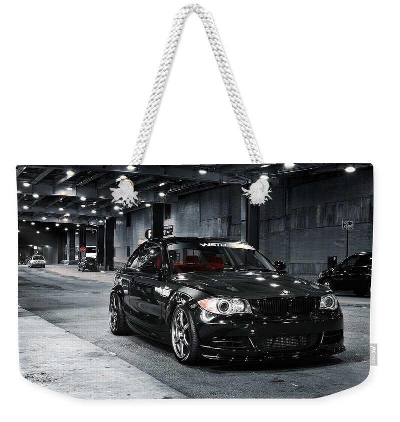 Bmw Weekender Tote Bag featuring the photograph Bmw #6 by Jackie Russo