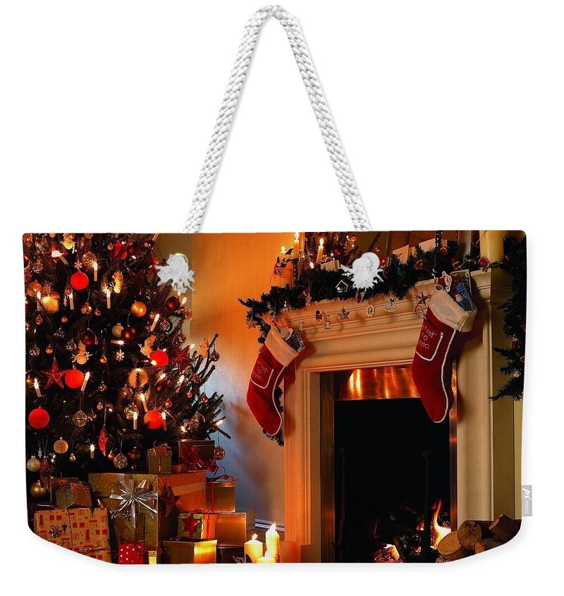 Christmas Weekender Tote Bag featuring the photograph Christmas #6 by Jackie Russo
