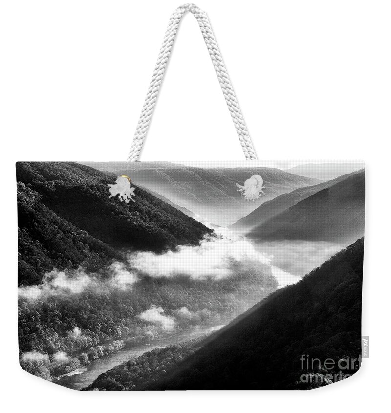 Grandview Weekender Tote Bag featuring the photograph Grandview New River Gorge #6 by Thomas R Fletcher