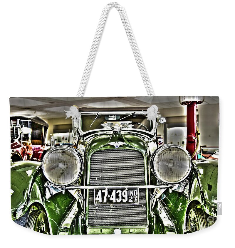 Indy Weekender Tote Bag featuring the photograph Indy Race Car Museum #6 by ELITE IMAGE photography By Chad McDermott