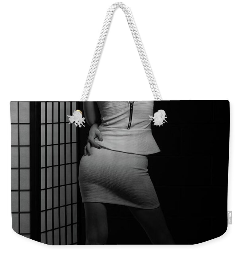 Lingerie Weekender Tote Bag featuring the photograph Lingerie And Bodyscapes #6 by La Bella Vita Boudoir