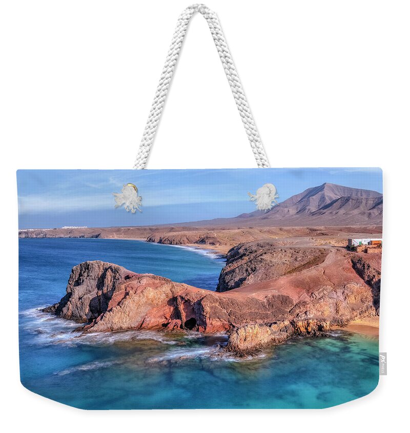 Playa Papagayo Weekender Tote Bag featuring the photograph Playa Papagayo - Lanzarote #6 by Joana Kruse