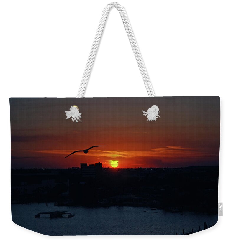 Sunset Weekender Tote Bag featuring the photograph 6- Sunset by Joseph Keane