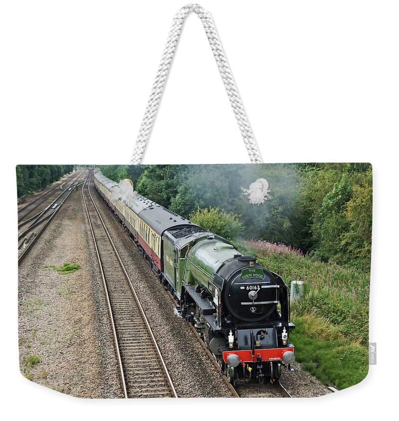 Steam Weekender Tote Bag featuring the photograph 60163 Tornado at Tupton by David Birchall