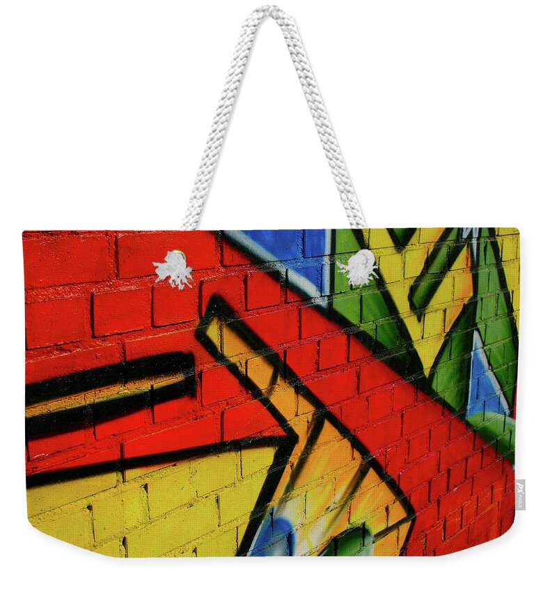 Artistic Weekender Tote Bag featuring the digital art Artistic #67 by Maye Loeser
