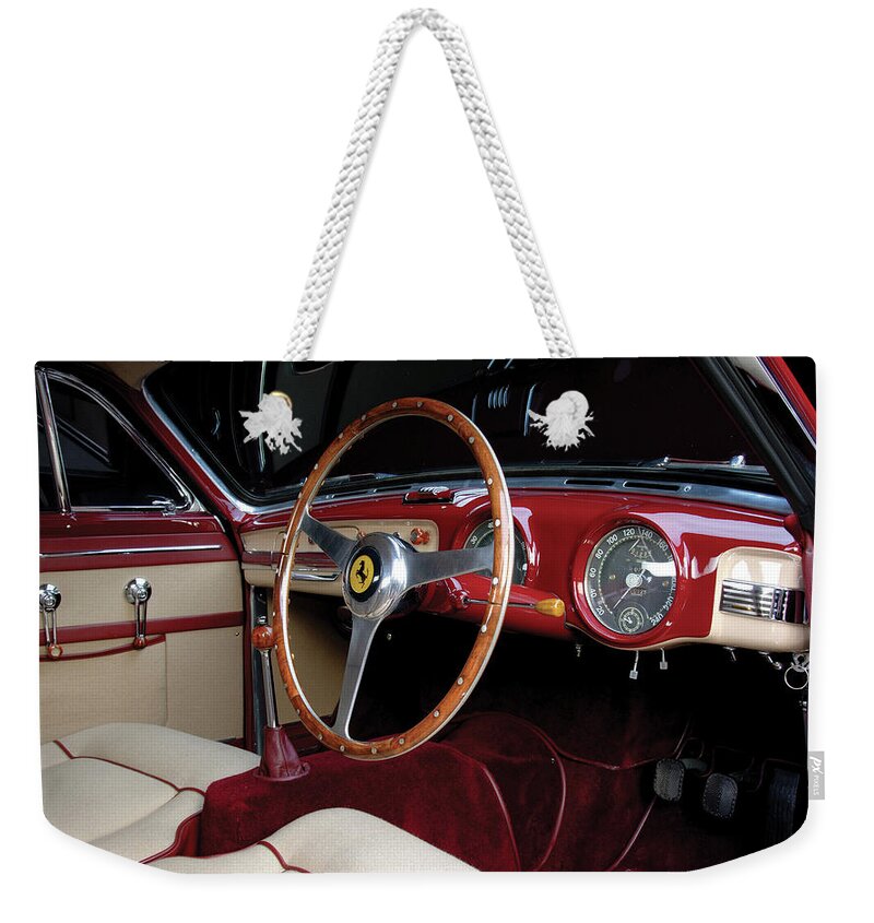 Ferrari Weekender Tote Bag featuring the digital art Ferrari #7 by Maye Loeser