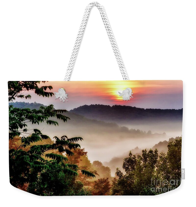 Sunrise Weekender Tote Bag featuring the photograph Mountain Sunrise #7 by Thomas R Fletcher