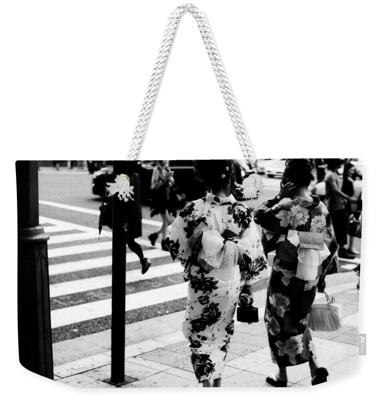 Women Weekender Tote Bag featuring the photograph Women #7 by Jackie Russo