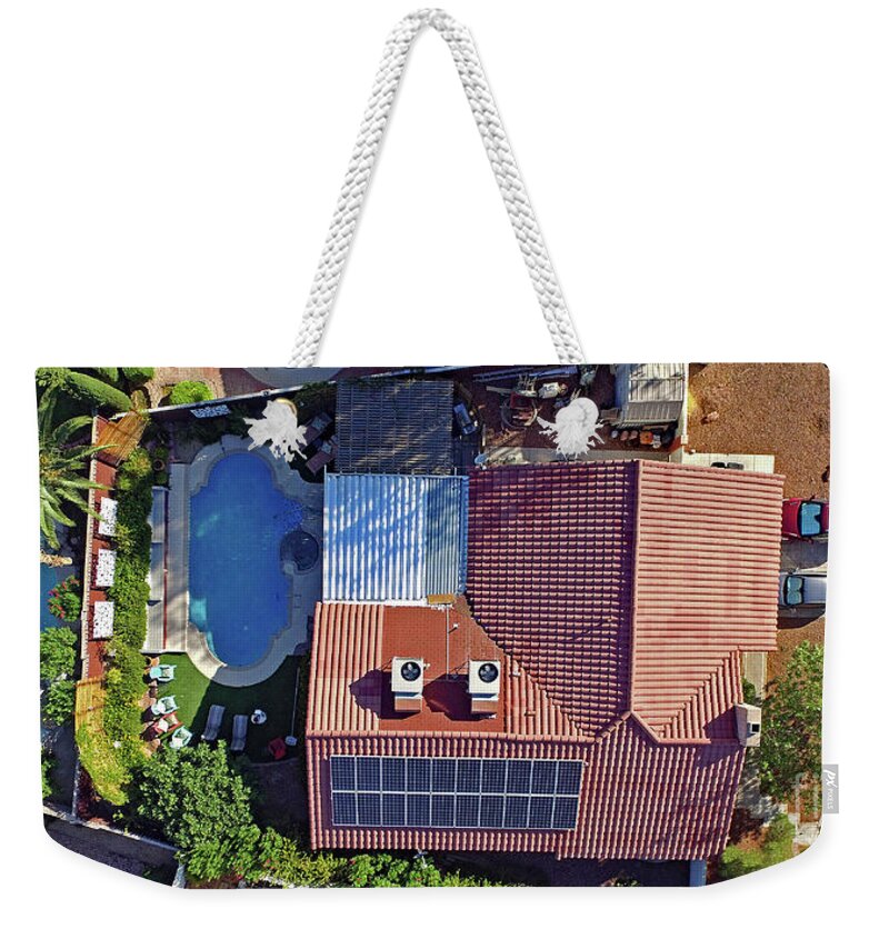  Weekender Tote Bag featuring the digital art 7369 Cisco Lane by Darcy Dietrich