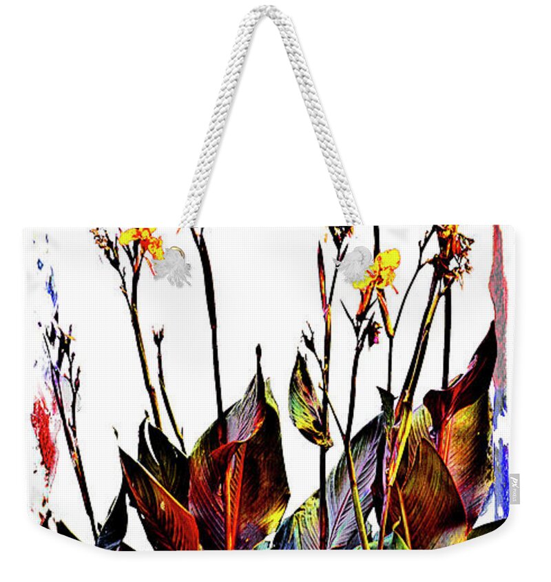 Flowers Weekender Tote Bag featuring the photograph 7429 by Burney Lieberman