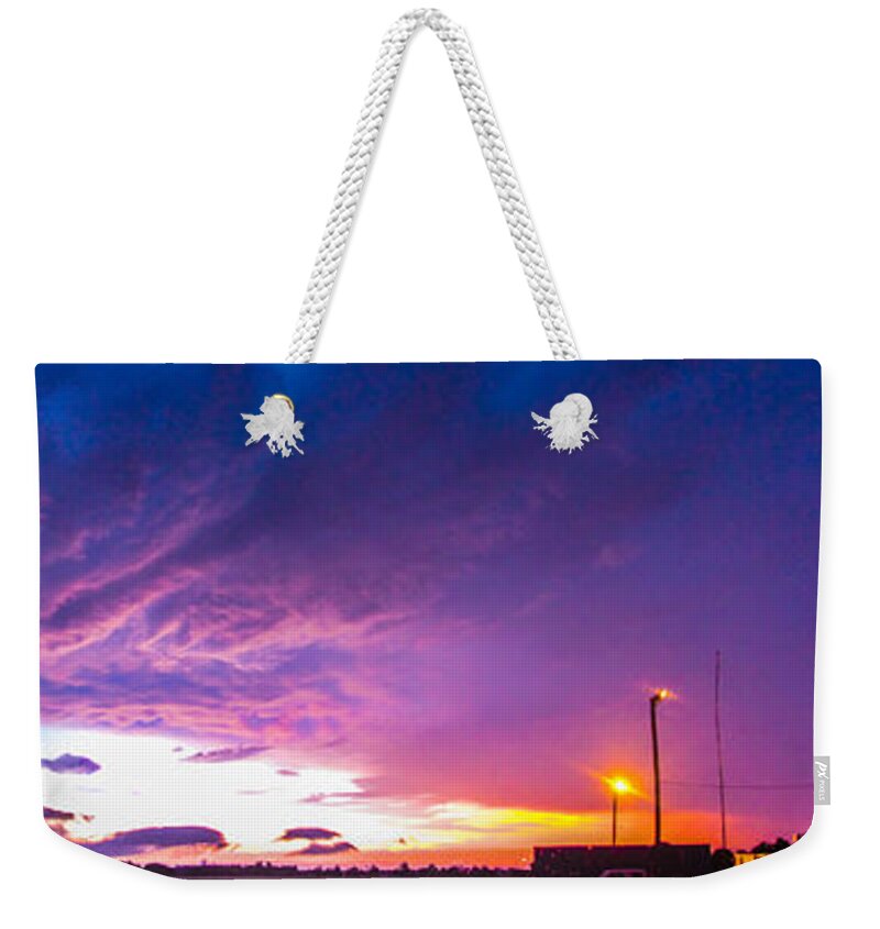 Nebraskasc Weekender Tote Bag featuring the photograph 5th Storm Chase 2015 by NebraskaSC