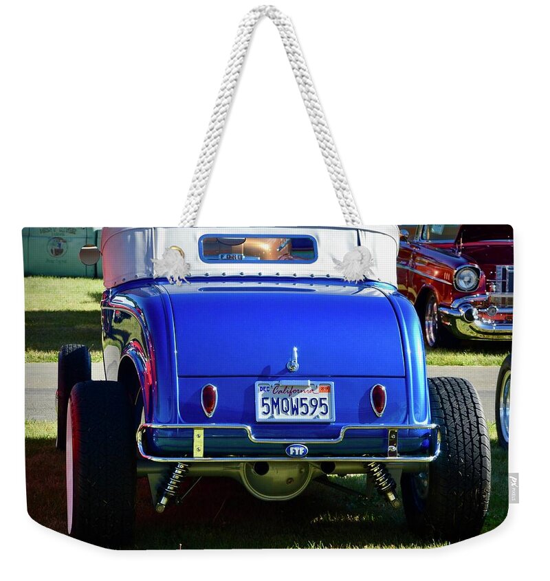  Weekender Tote Bag featuring the photograph Ford Hotrod #8 by Dean Ferreira