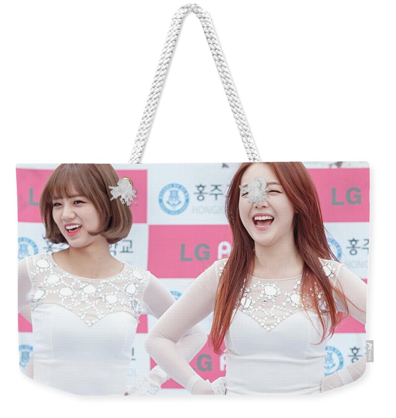 Girl's Day Weekender Tote Bag featuring the digital art Girl's Day #8 by Super Lovely