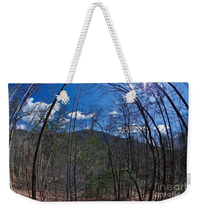 Lake Lure Weekender Tote Bag featuring the photograph Lake Lure #8 by Buddy Morrison