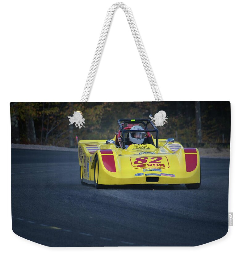 Motorsports Weekender Tote Bag featuring the photograph 82 Tests Track by Mike Martin