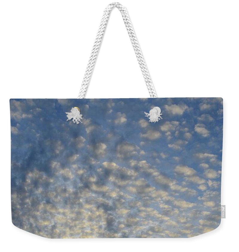 Clouds Weekender Tote Bag featuring the photograph 8.30.26 PM June 4-2016 #83026 by Lyle Crump