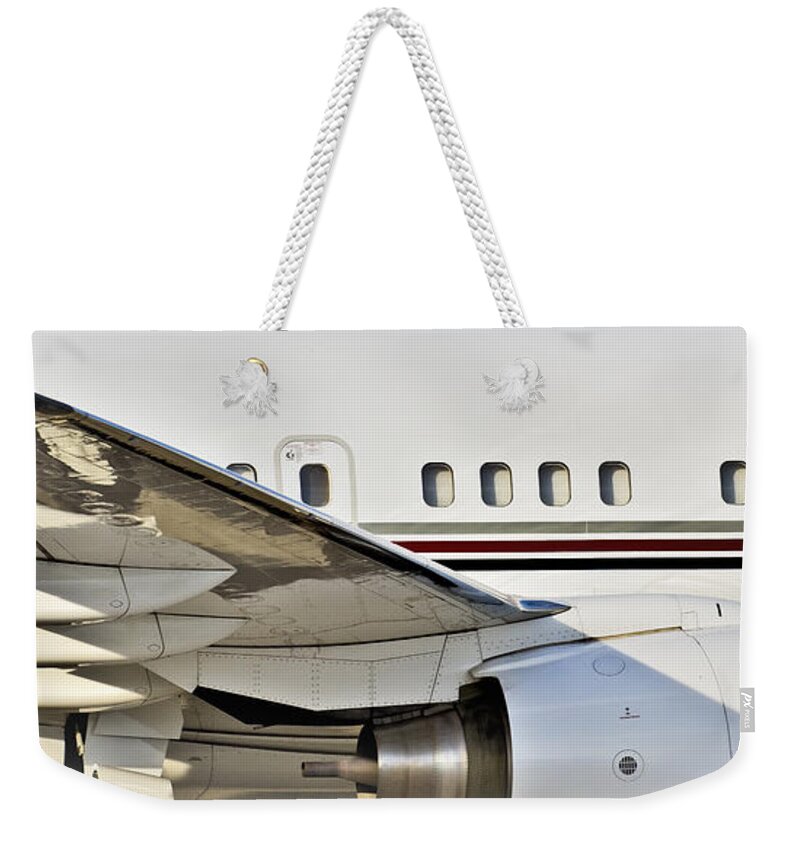 Jet Weekender Tote Bag featuring the photograph Aircratft Untitled #9 by Patrick Lynch