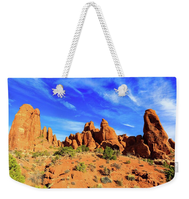 Arches National Park Weekender Tote Bag featuring the photograph Arches National Park #9 by Raul Rodriguez