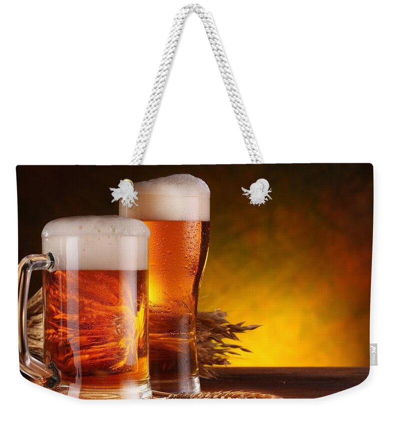 Beer Weekender Tote Bag featuring the photograph Beer #9 by Mariel Mcmeeking