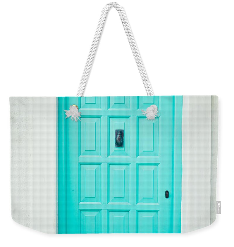 Address Weekender Tote Bag featuring the photograph Front door #9 by Tom Gowanlock