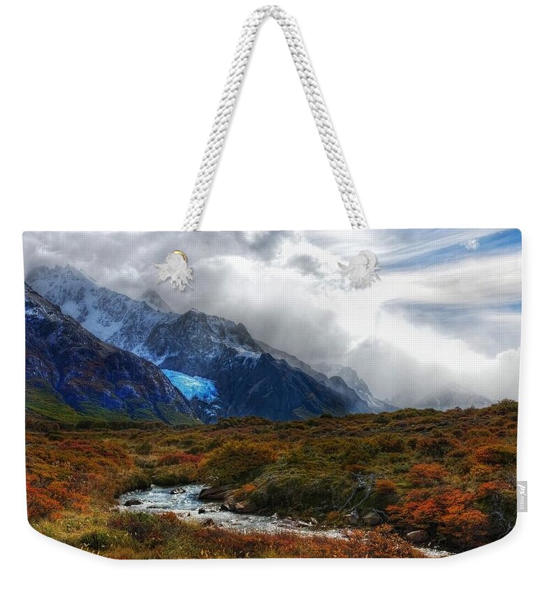 River Weekender Tote Bag featuring the photograph River #9 by Jackie Russo
