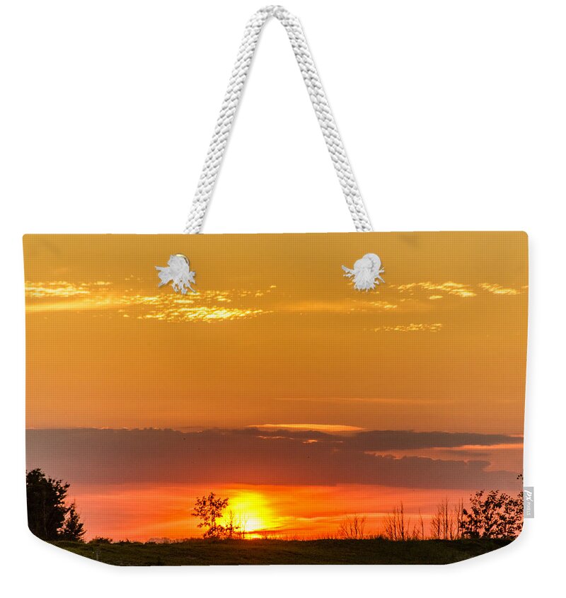 Clouds Weekender Tote Bag featuring the photograph Sunset #9 by SAURAVphoto Online Store