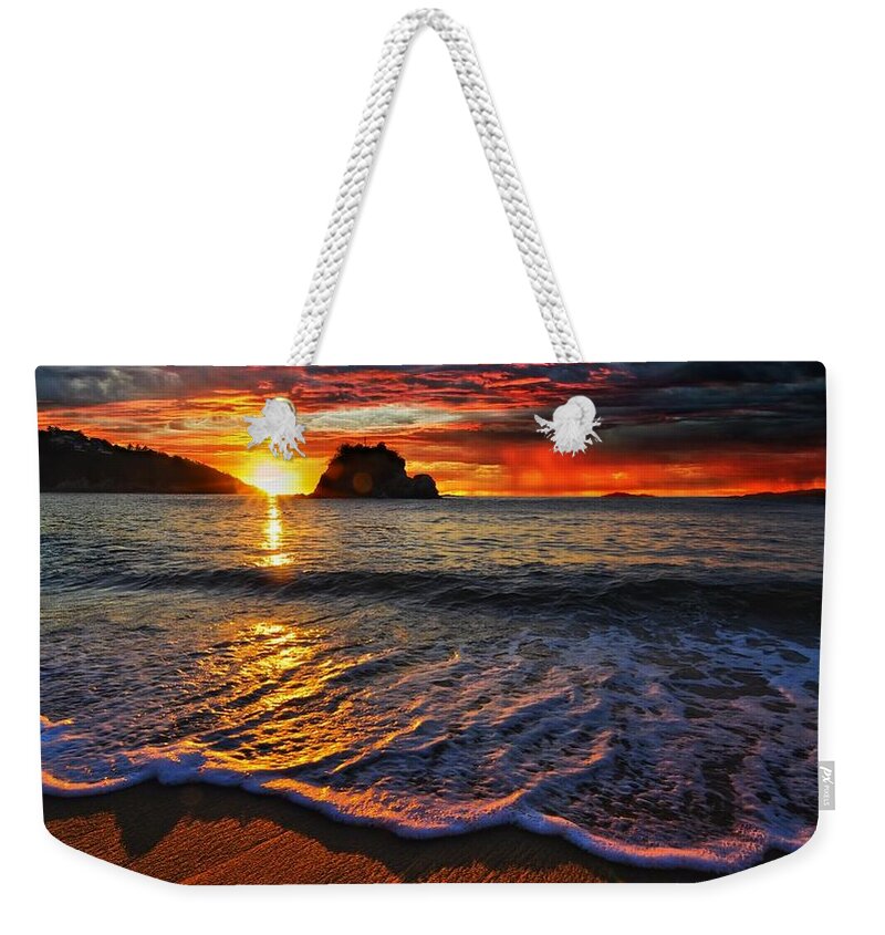 Sunset Weekender Tote Bag featuring the photograph Sunset #90 by Jackie Russo
