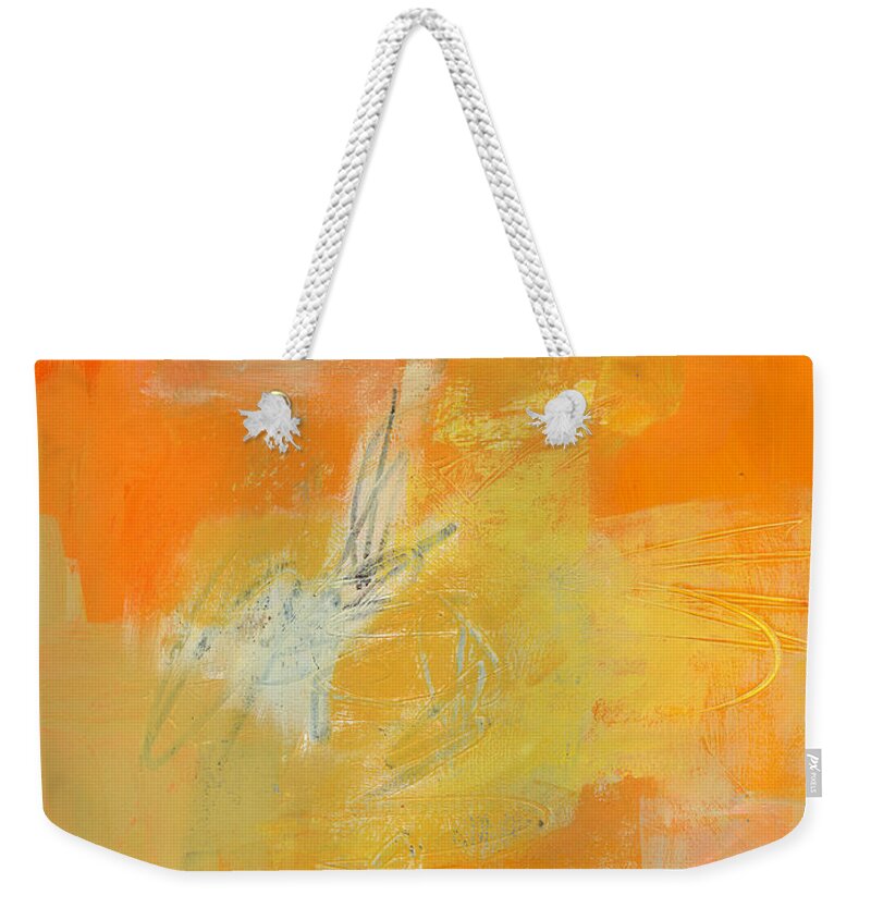Painting Weekender Tote Bag featuring the painting 91/100 by Jane Davies
