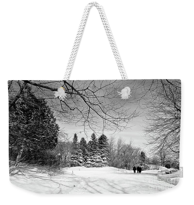  Weekender Tote Bag featuring the photograph 9148bw by Burney Lieberman