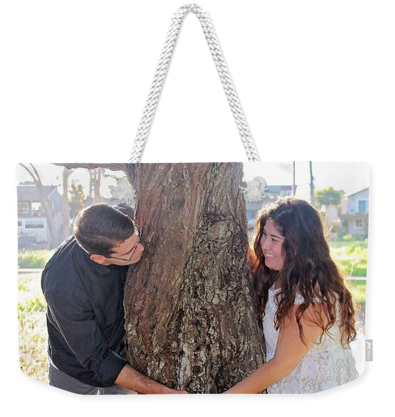 Jasmine And Shiloh Weekender Tote Bag featuring the photograph 9198 Tall by Deana Glenz