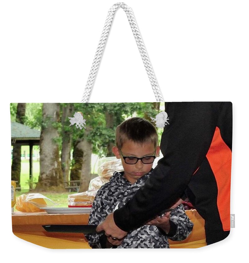  Weekender Tote Bag featuring the photograph 9787 by Jerry Sodorff
