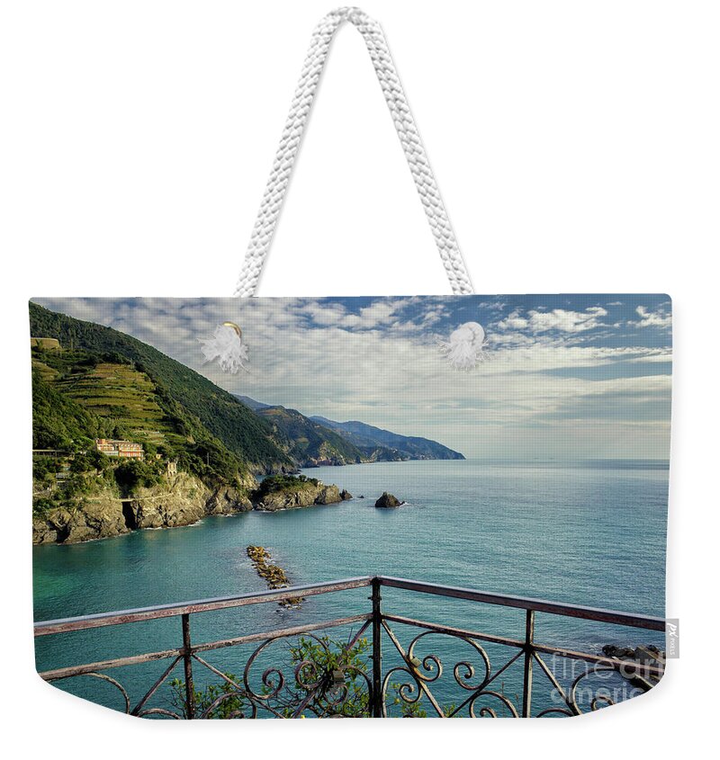 Mediterranean Weekender Tote Bag featuring the photograph A Beautiful Day by Becqi Sherman