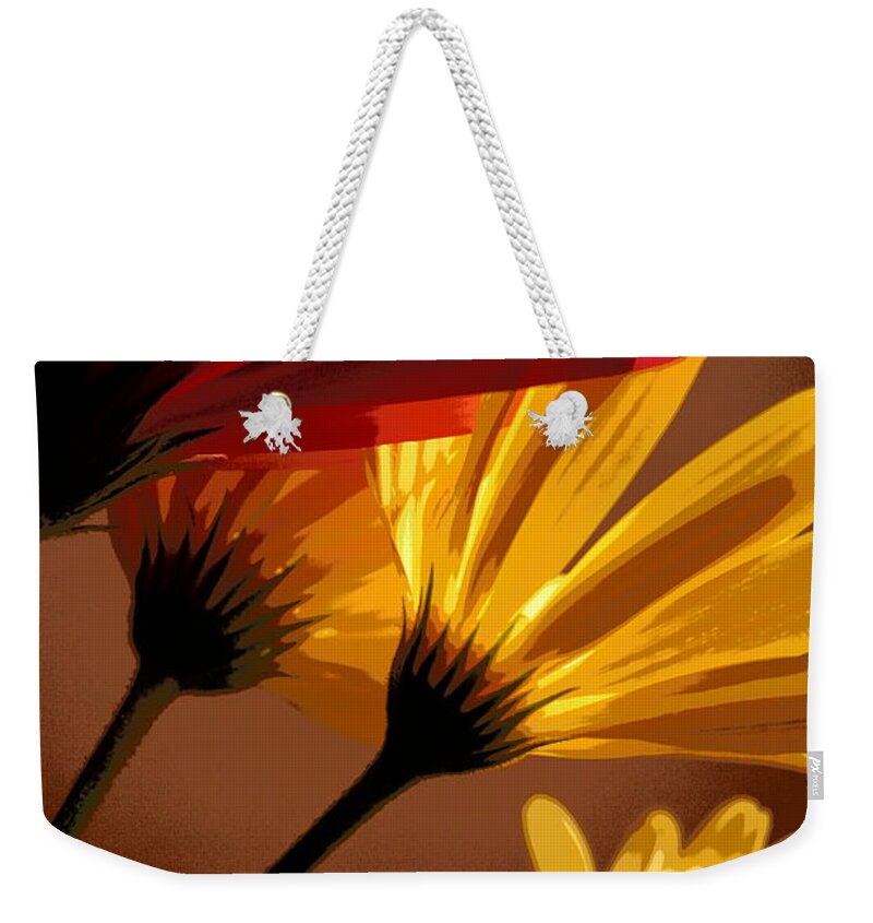 Flower Weekender Tote Bag featuring the photograph A Bunch of Beauties by Julie Lueders 