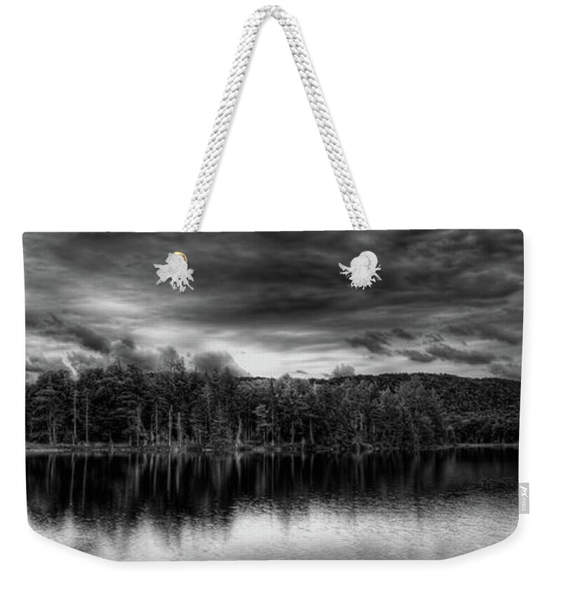 A Calm Day In The Adirondacks Weekender Tote Bag featuring the photograph A Calm Day in the Adirondacks by David Patterson