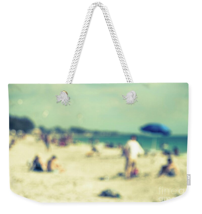 Beach Weekender Tote Bag featuring the photograph a day at the beach I by Hannes Cmarits