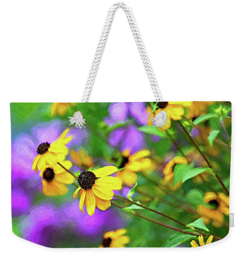 Susie Q Weekender Tote Bag featuring the photograph A Day In August 2 - Impasto by Steve Harrington