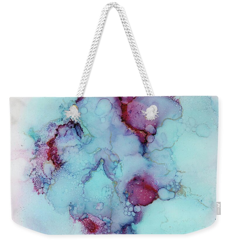 Ink Weekender Tote Bag featuring the painting A Different Sky is Waiting by Joanne Grant