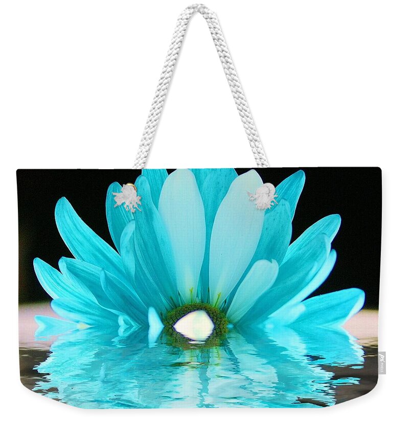 Flower Weekender Tote Bag featuring the photograph A Float by Julie Lueders 