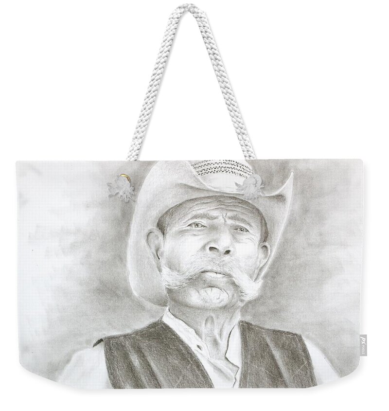 American Farmer Weekender Tote Bag featuring the drawing A Good Guy by Richard Rooker