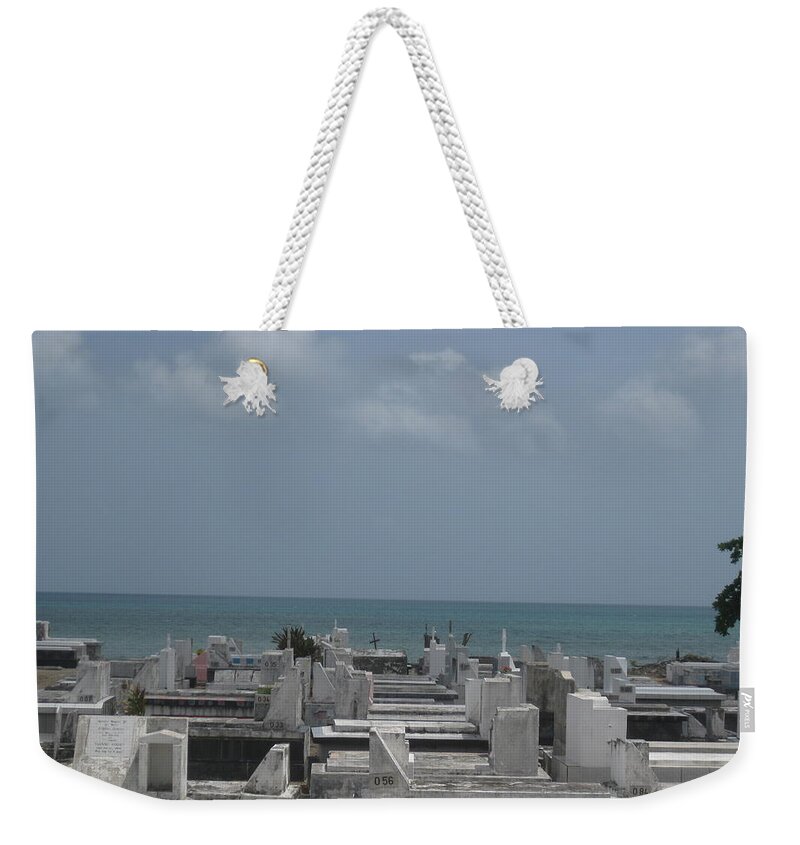 Caribbean Landscape Photographs Weekender Tote Bag featuring the photograph A Good View by Robert Margetts